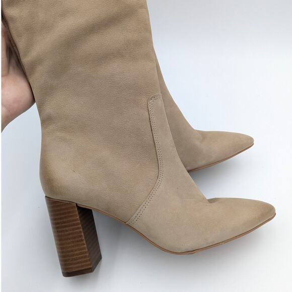 Dolce Vita Tan Heeled Boots - Picture 14 of 15